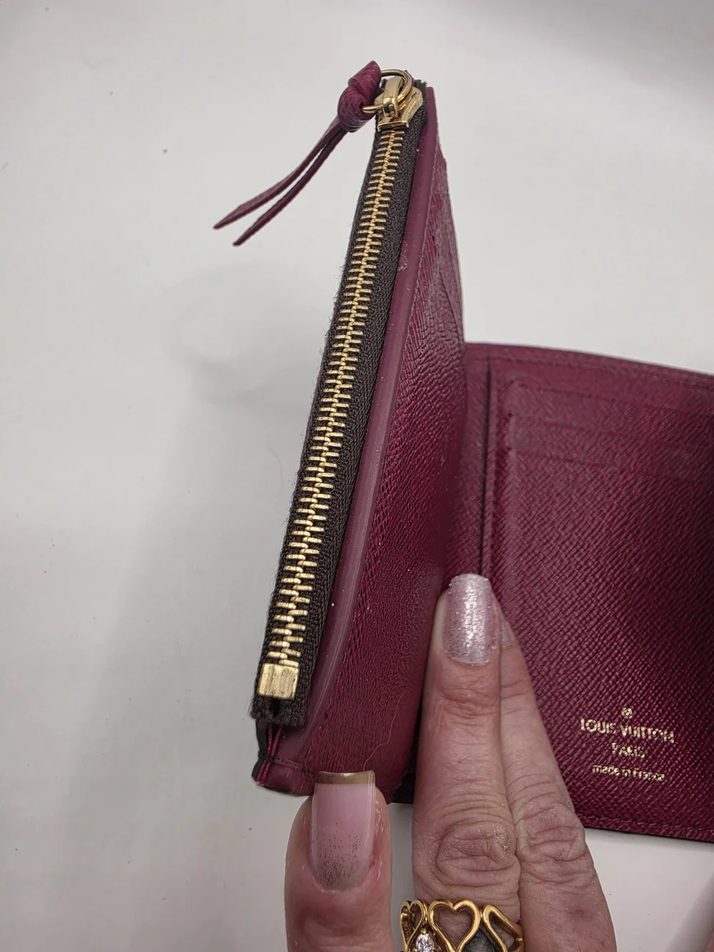 Louis Vuitton Monogram Victorine Envelope Compact Trifold Wallet in Brown Tan